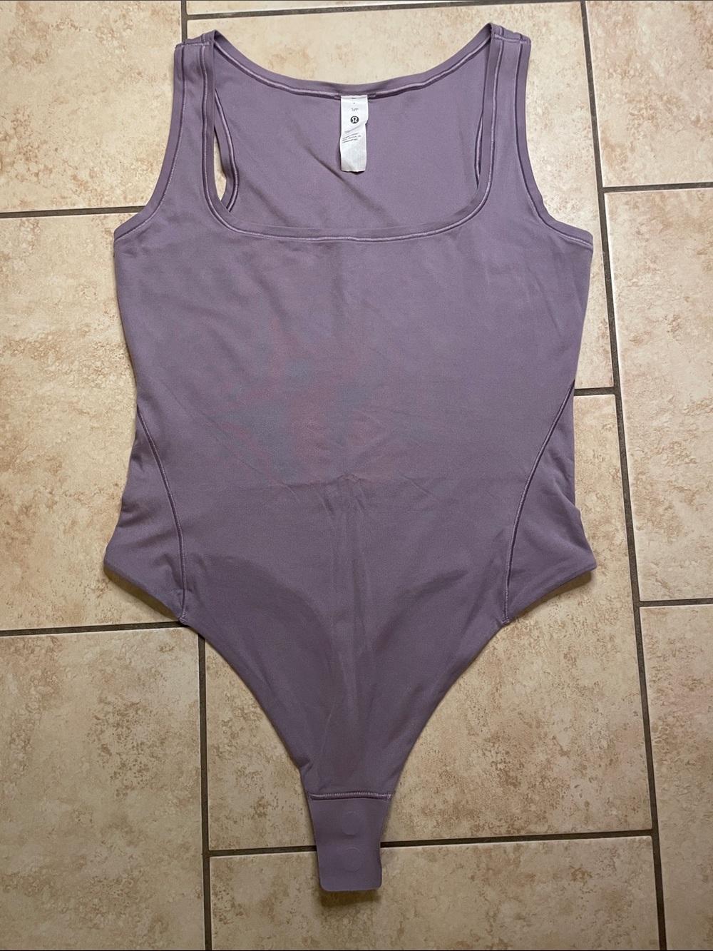Lululemon Wundermost Ultra-Soft Nulu Square-Neck Bodysuit Size S/P